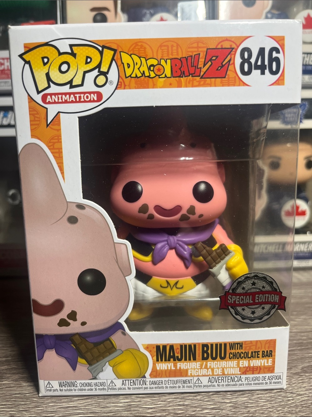 Funko Pop! Dragon Ball Z Majin Buu Vinyl Figure - Pink, Purple, Yellow